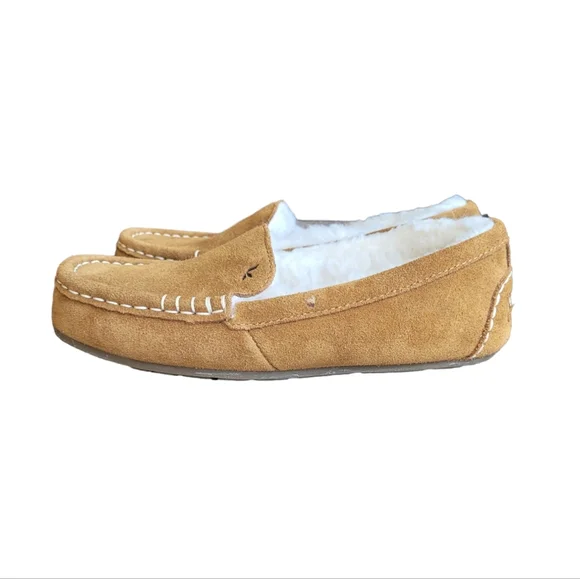Koolaburra Tan Suede Moccasin Slippers Koolaburra Moccasins main image 4